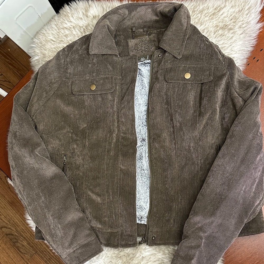 Men's Brown Corduroy Jacket